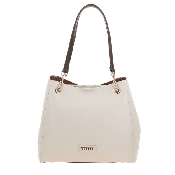 Bolsa Grande Gorétt Beige para Dama