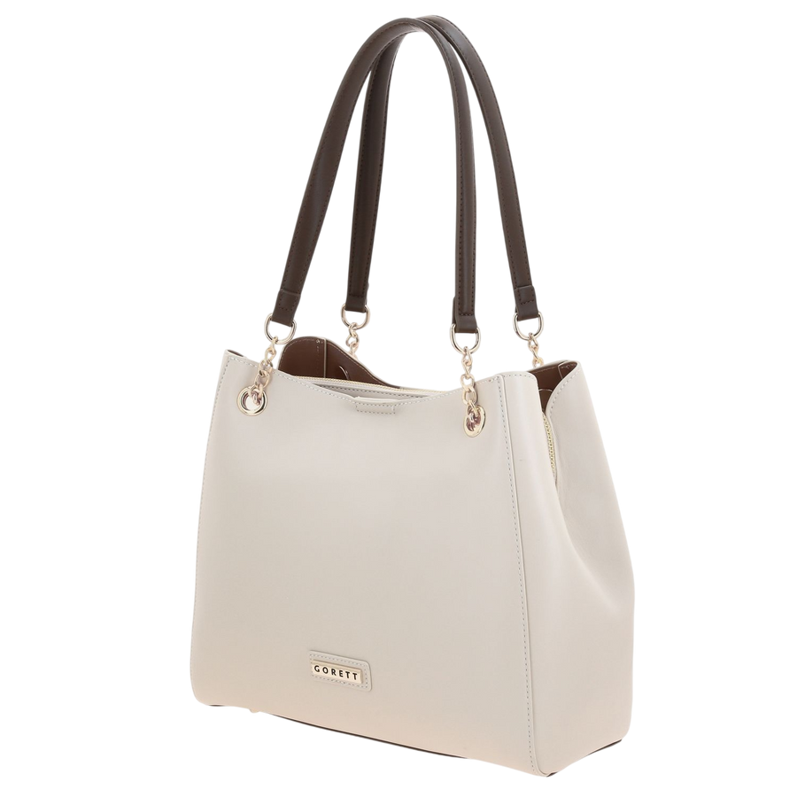 Bolsa Grande Gorétt Beige para Dama