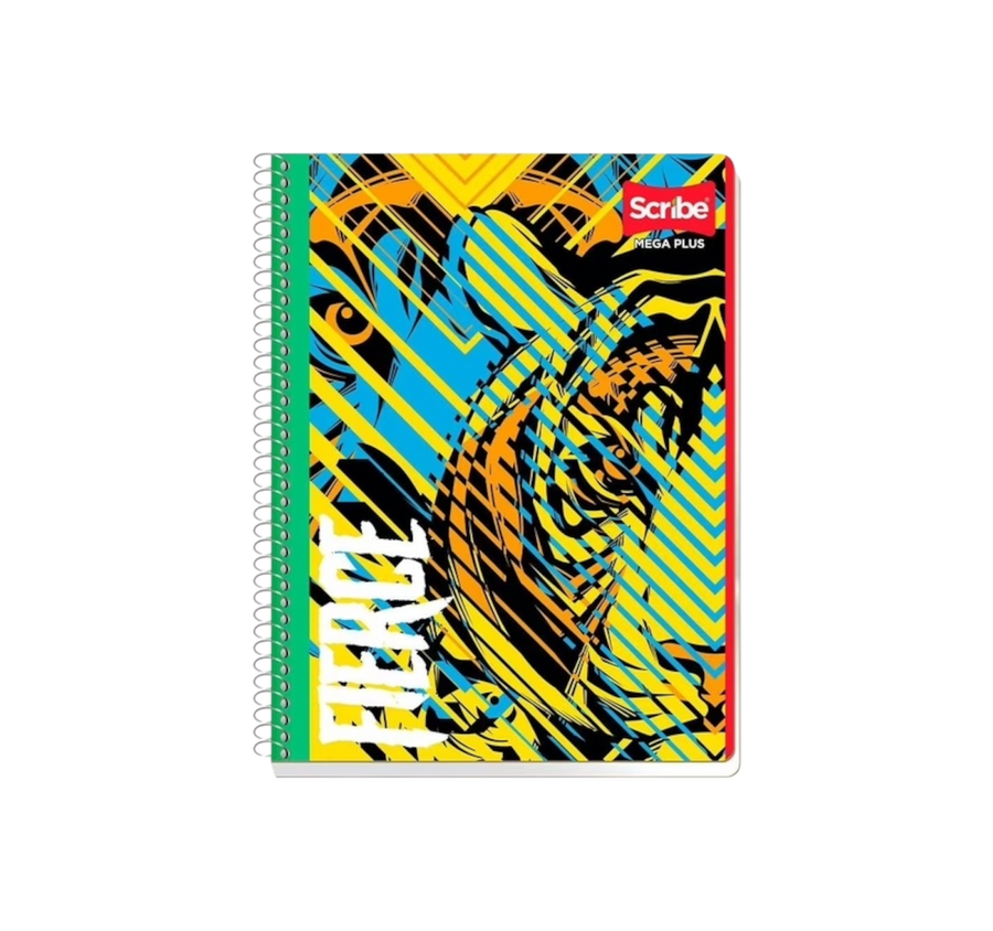 Cuaderno Profesional Scribe Pasta Semirrígida Cuadriculado Chico 100 Hojas - Diseño
