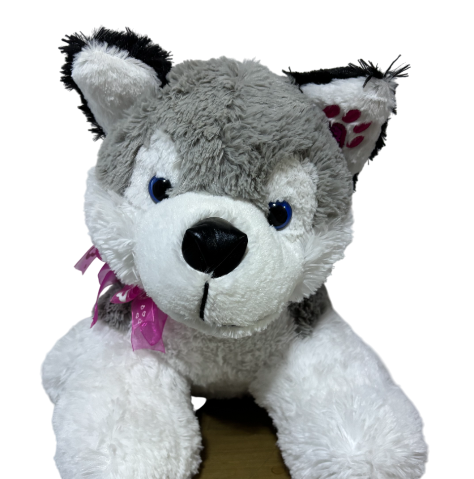 Husky de peluche