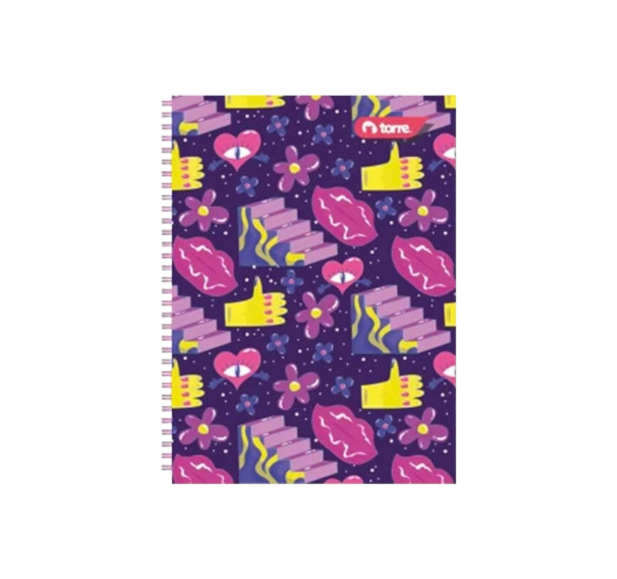 Cuaderno Profesional 100 Hojas Rayado Doble Espiral