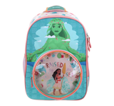 Mochila Escolar Princesas Turquesa - Infantil