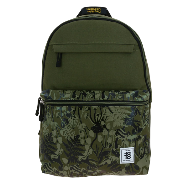 Mochila escolar juvenil 1818 verde seco