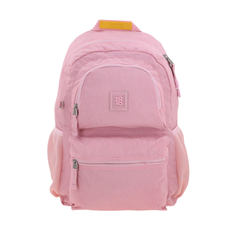 Mochila Escolar 1818 Rosa 43cm - Juvenil