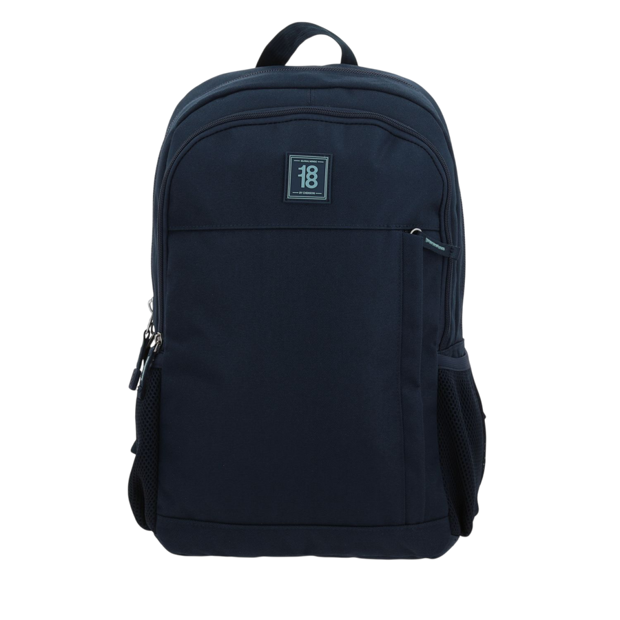 Mochila Escolar 1818 Azul Marino con Compartimentos