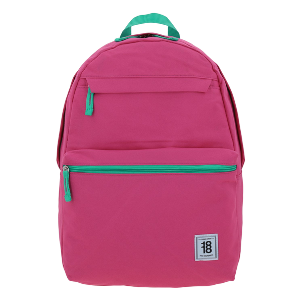 Mochila escolar juvenil fucsia 1818