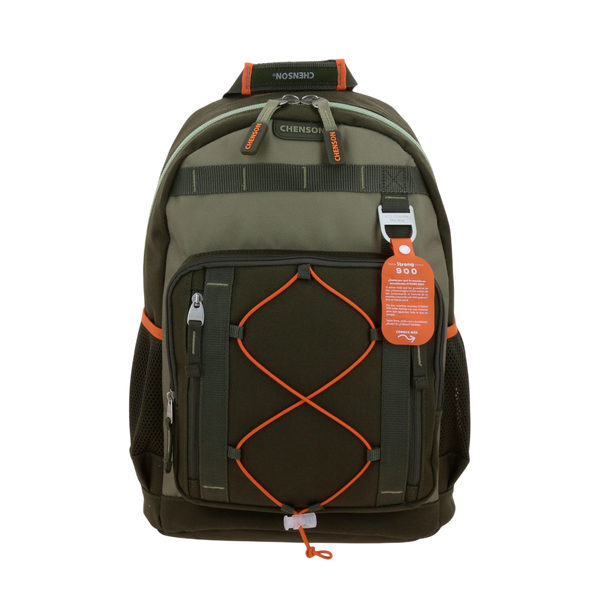 Mochila Chenson Original Verde Seco 31cm - Resistente y Práctica