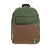 Mochila Escolar 1818 Verde Seco con Porta Laptop 15"