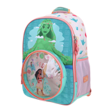 Mochila Escolar Princesas Turquesa - Infantil