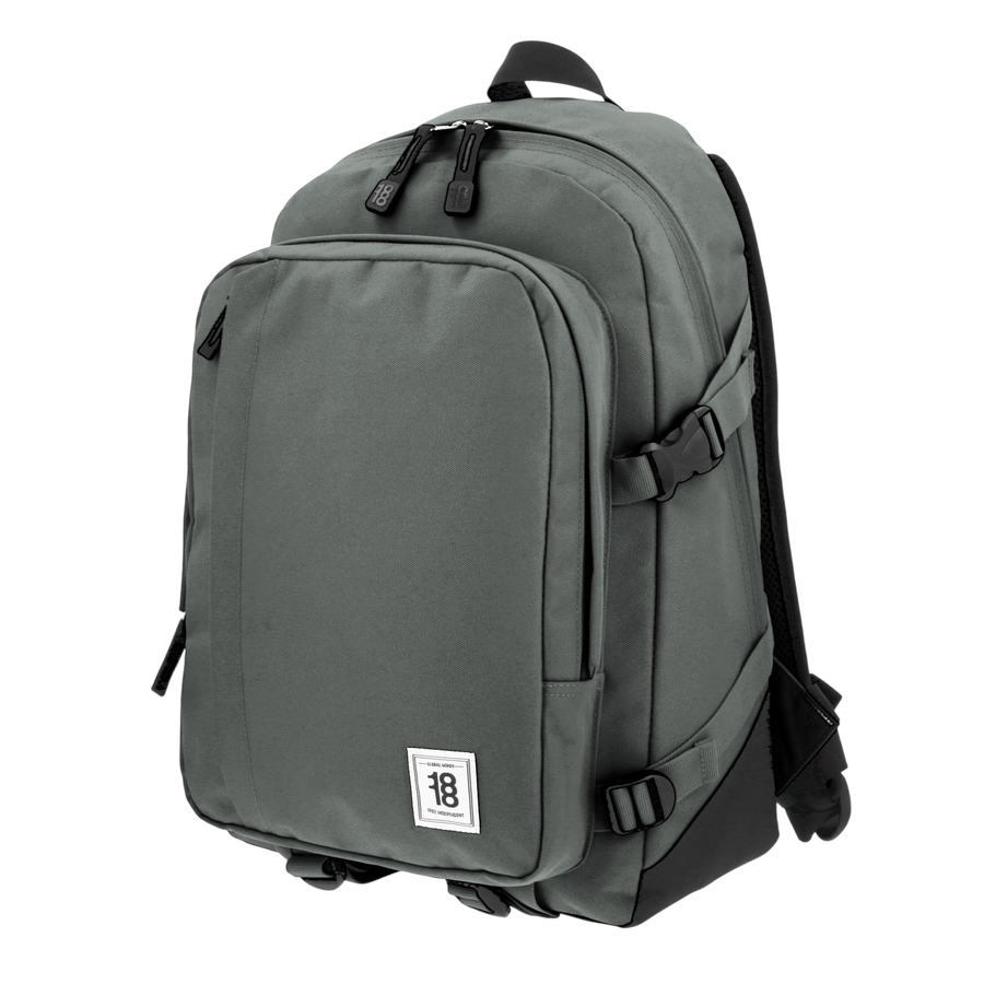 Mochila juvenil gris 1818