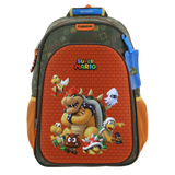 Kit Escolar Mario Bros (Mochila + Lonchera + Lapicera) infantil.