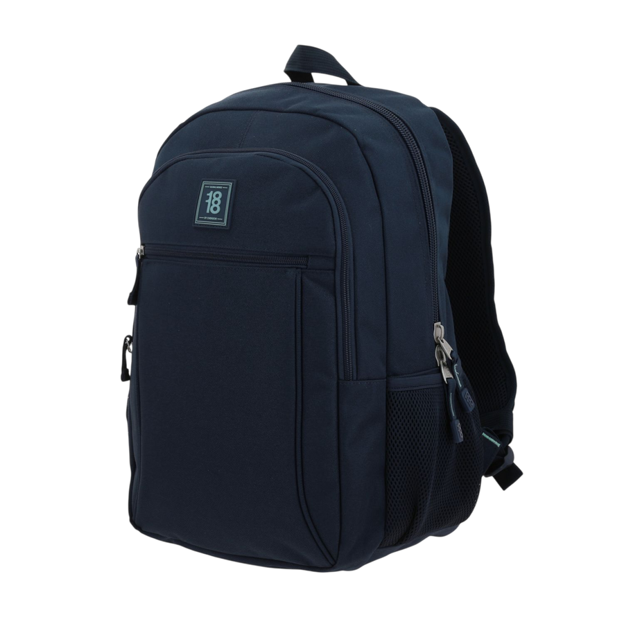 Mochila Escolar 1818 Azul Marino - Compartimentos
