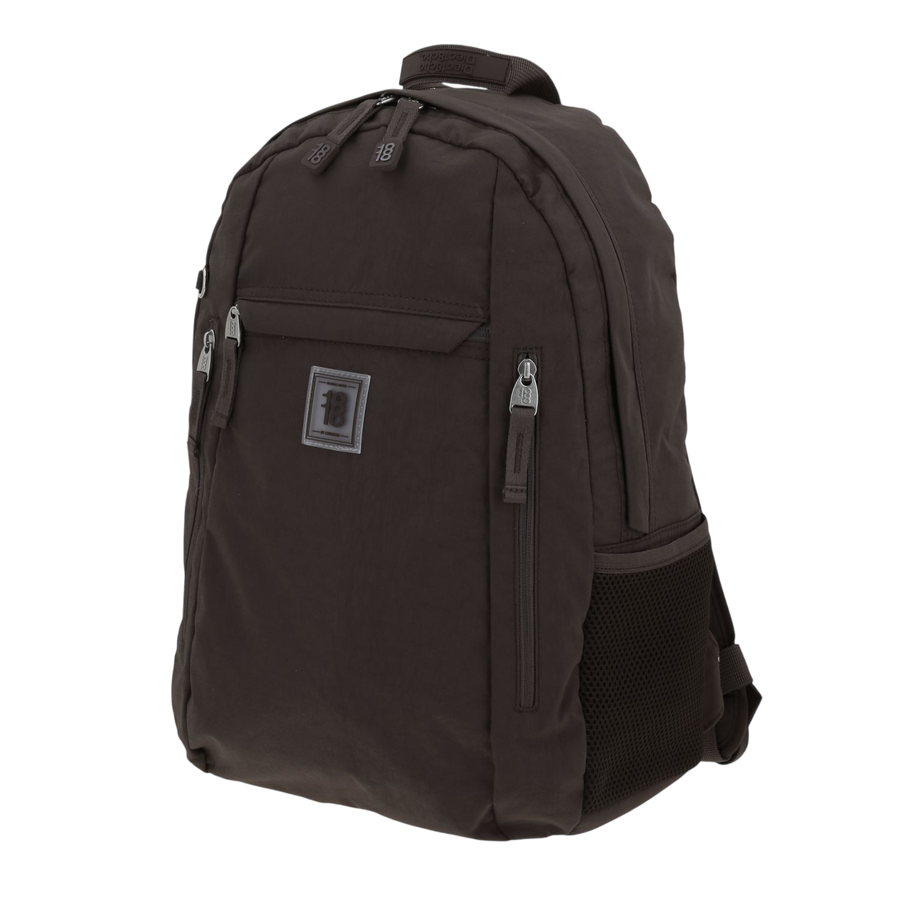 Mochila escolar juvenil 1818 color café