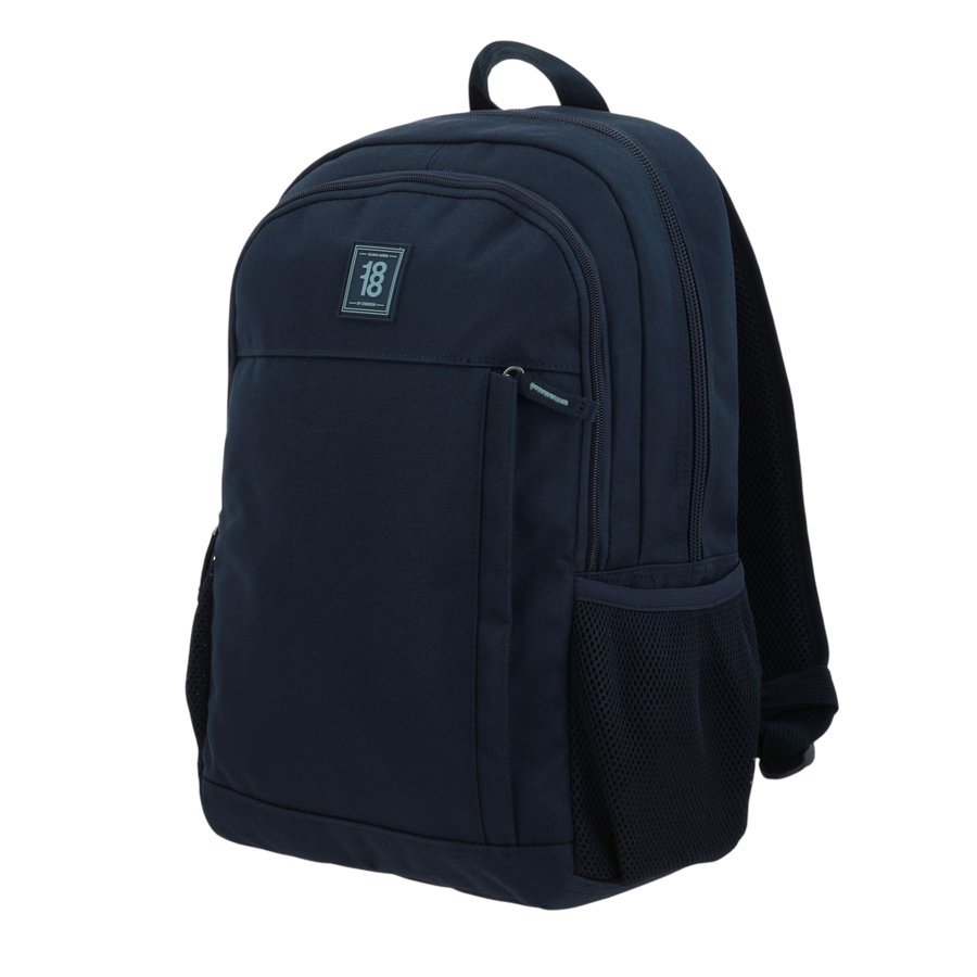 Mochila Escolar 1818 Azul Marino con Compartimentos