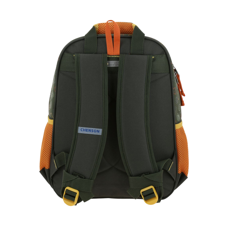 Mochila escolar para niño Mario Bros Verde seco