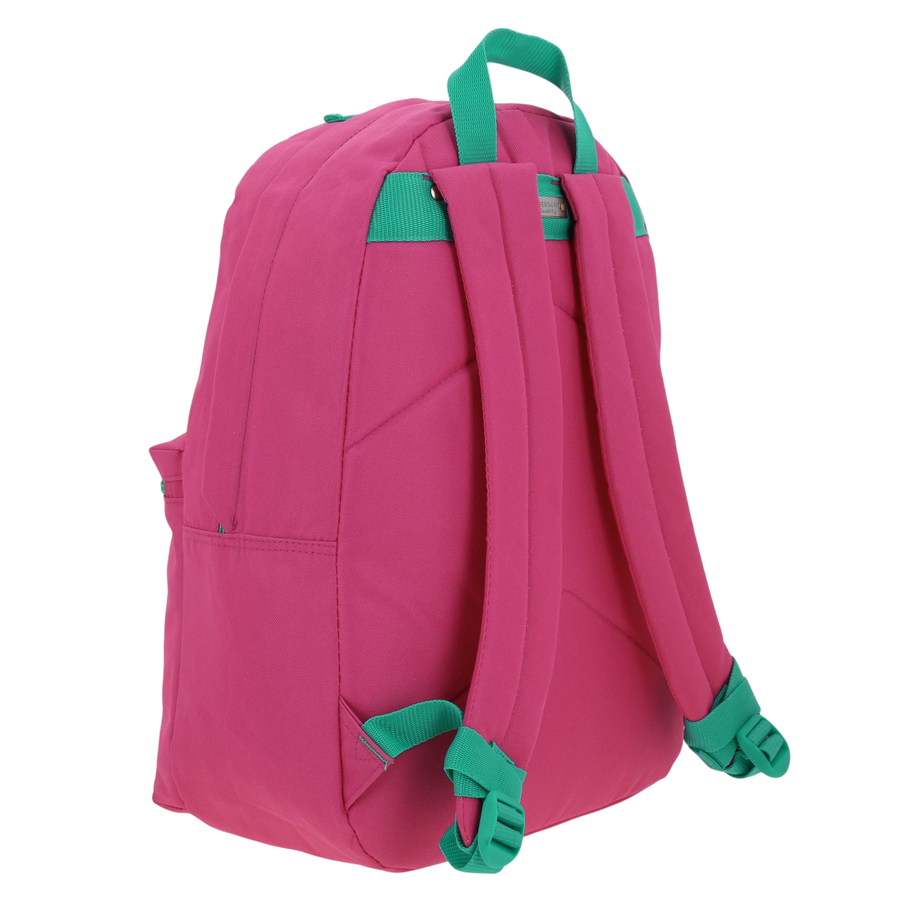 Mochila escolar juvenil fucsia 1818
