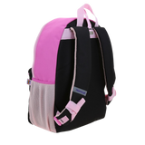 Mochila escolar para niña Happy Girl negra con bolsillos prácticos