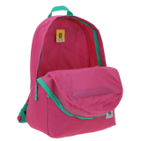 Mochila escolar juvenil fucsia 1818