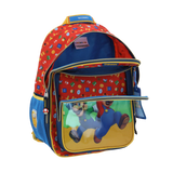 Mochila escolar para niño Mario Bros azul