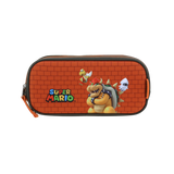 Kit Escolar Mario Bros (Mochila + Lonchera + Lapicera) infantil.