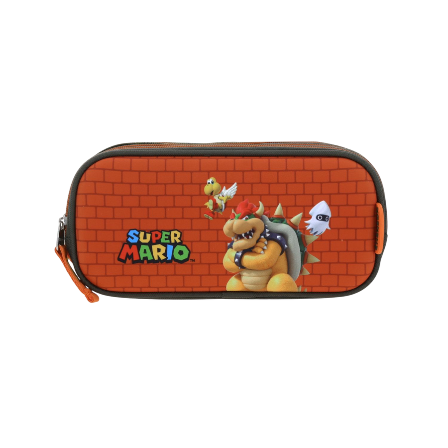 Kit Escolar Mario Bros (Mochila + Lonchera + Lapicera) infantil.