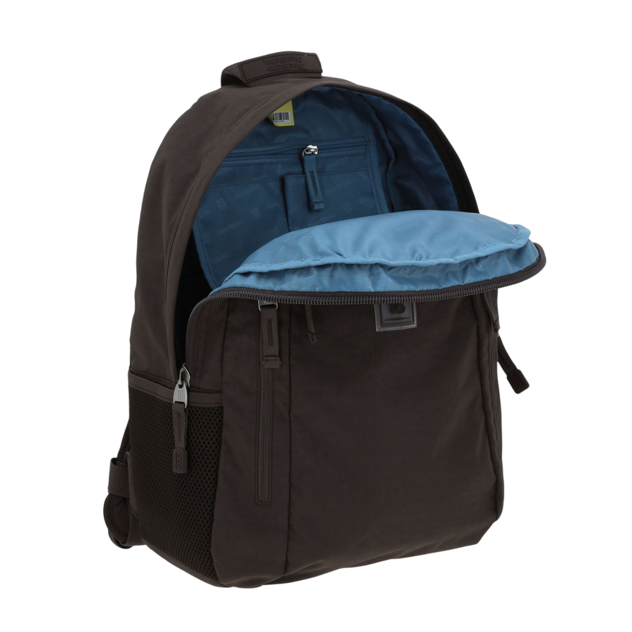 Mochila escolar juvenil 1818 color café