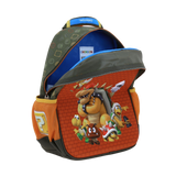 Mochila escolar para niño Mario Bros Verde seco