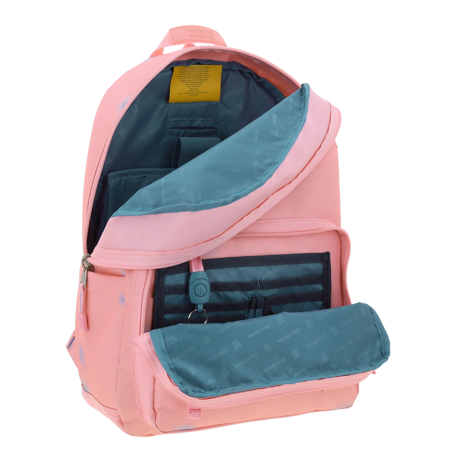 Mochila escolar juvenil 1818 rosa