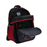 Mochila escolar para niño Miles Morales color negro duradera