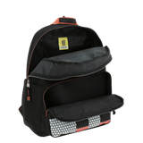Mochila escolar para niño Mario Bros Negro Divertida y Segura