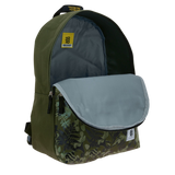 Mochila escolar juvenil 1818 verde seco