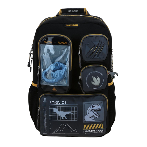 Mochila Dinosaurio 28x43 cm | Escolar Resistente