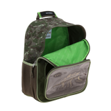 Mochila Dinosaurio Verde Seco 25x30x13 cm Escolar