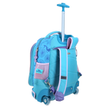 Mochila con Ruedas Princesas Azul - Escolar Infantil