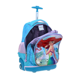 Mochila con Ruedas Princesas Azul - Escolar Infantil